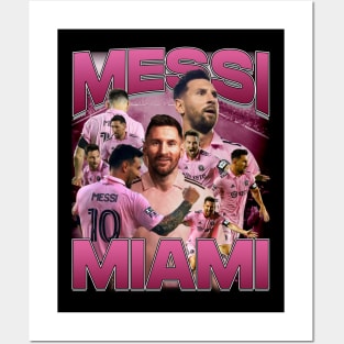 Messi Miami Posters and Art